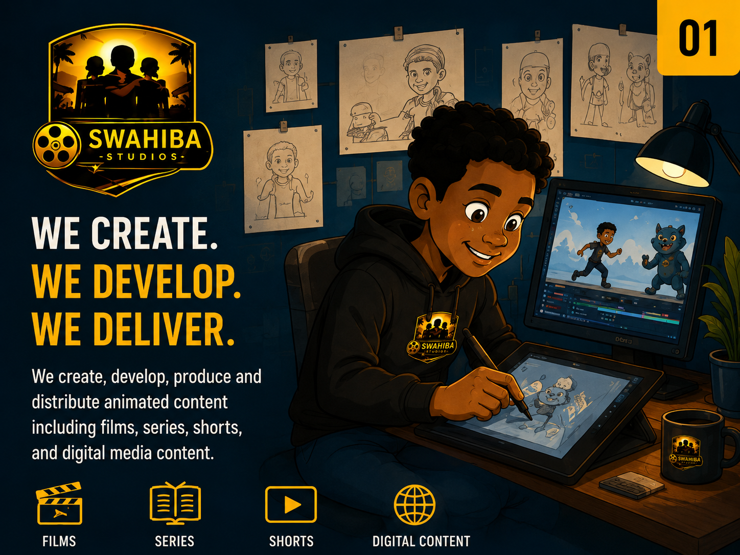 Swahiba Studios create develop and deliver animation