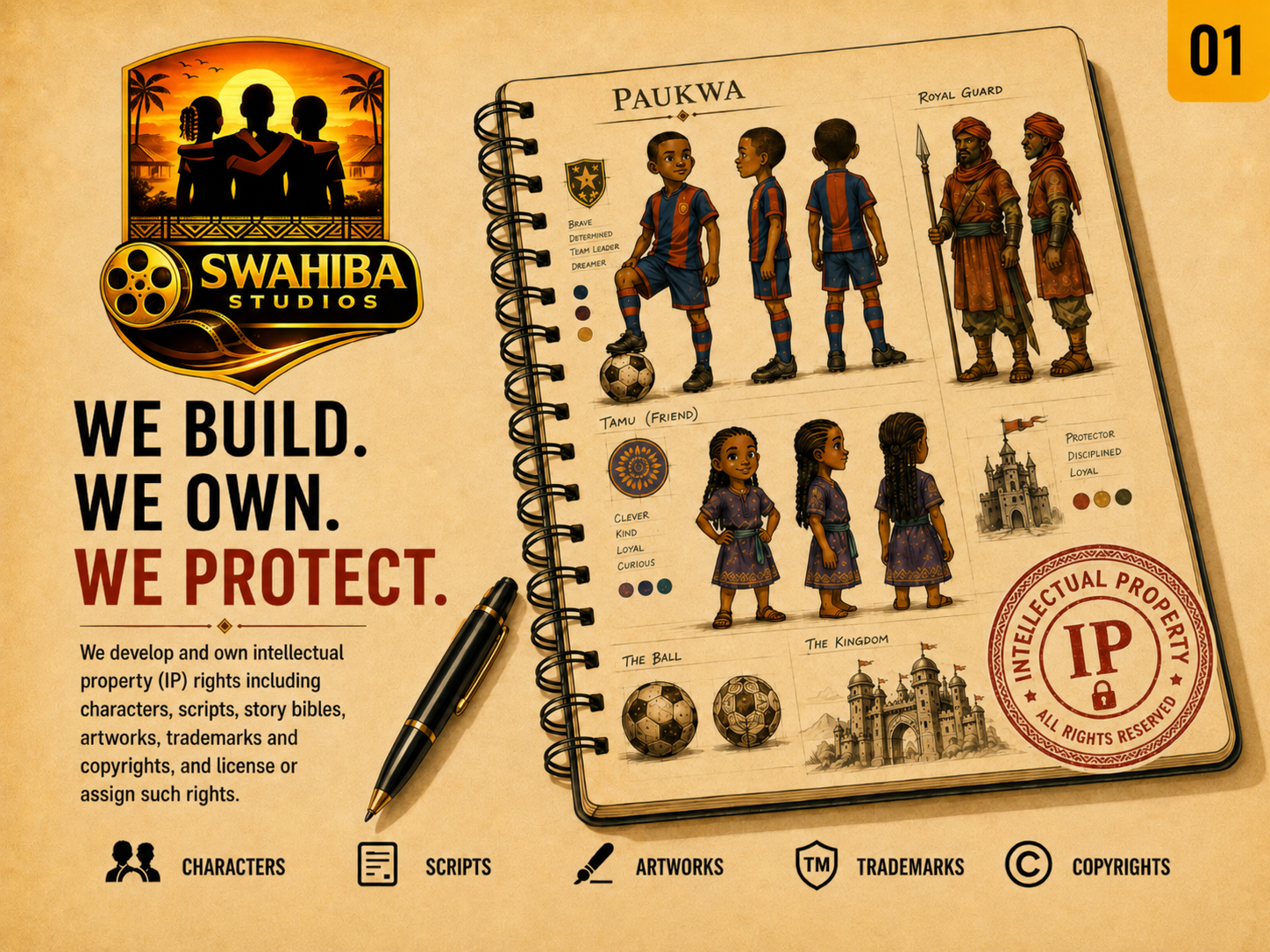 Swahiba Studios build own and protect original IP