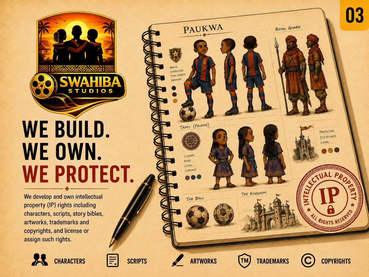 Swahiba Studios build own and protect original IP