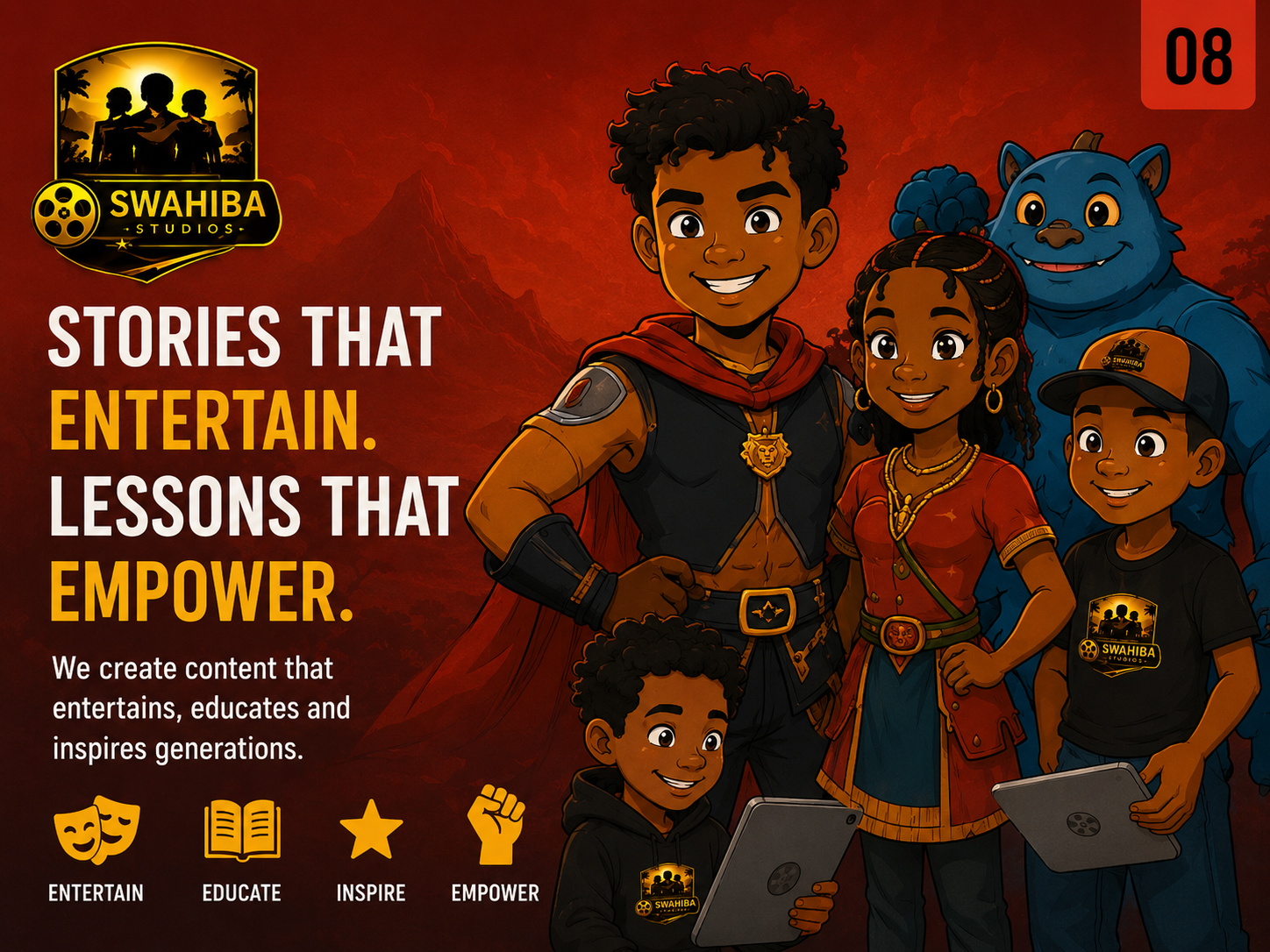 Swahiba Studios stories that entertain and empower