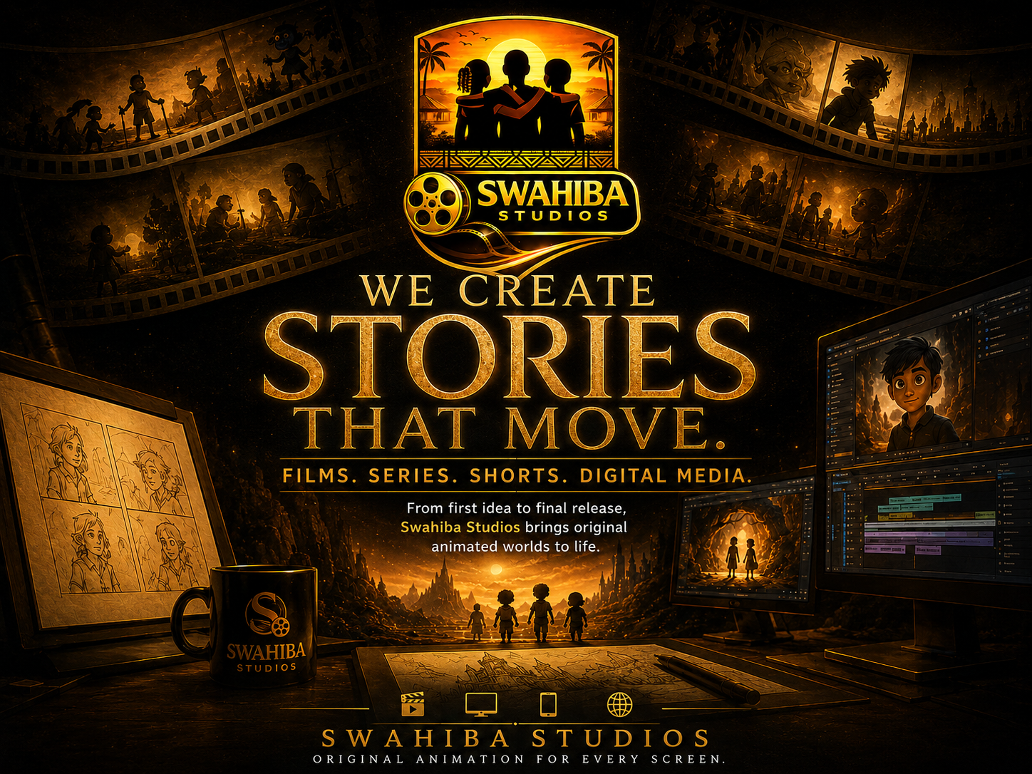 Swahiba Studios stories that travel further across platforms